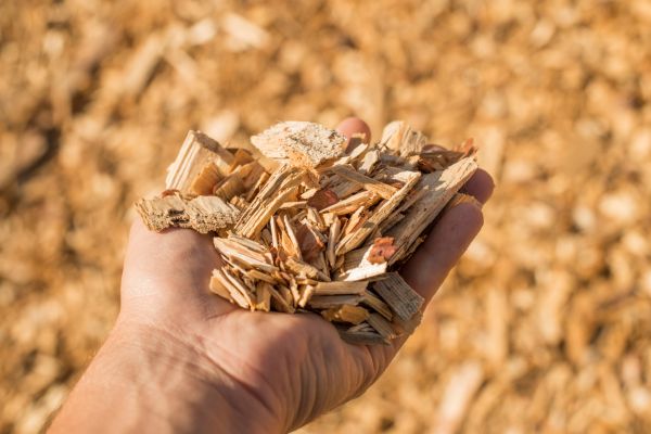 Wood Chips Spreading in West Jordan